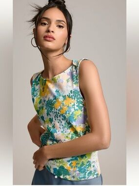 Anthropologie Maeve Mina Boatneck Top